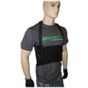 Impact Products Back Support, w/Suspenders, 7"W Back, Large, Black IMP7379L